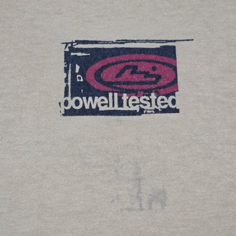 Vintage 90s Powell Tested T-Shirt Skateboard Powell Peralta Skater (XL) USA Surf